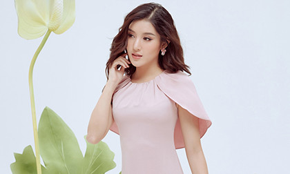 Huyền My thanh lịch ngọt ngào với bộ ảnh nhân ngày Phụ nữ Việt Nam