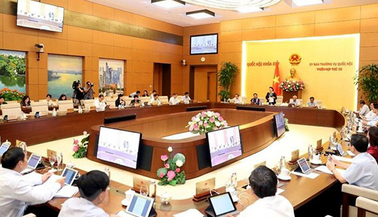 Công bố các Nghị quyết của Ủy ban Thường vụ Quốc hội Khóa XIV