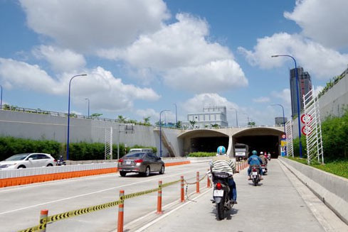 TPHCM: Cấm phương tiện lưu thông qua hầm sông Sài Gòn để diễn tập phương án chữa cháy- cứu nạn- cứu hộ