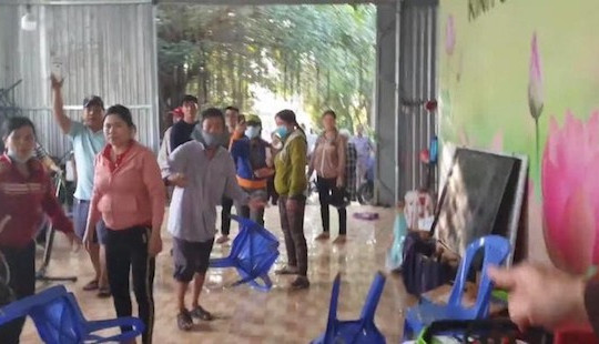 Gần 50 người xông vào Tịnh thất Bồng Lai đập phá đồ đạc