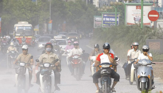 Chất lượng không khí Hà Nội thay đổi phức tạp trong tuần qua