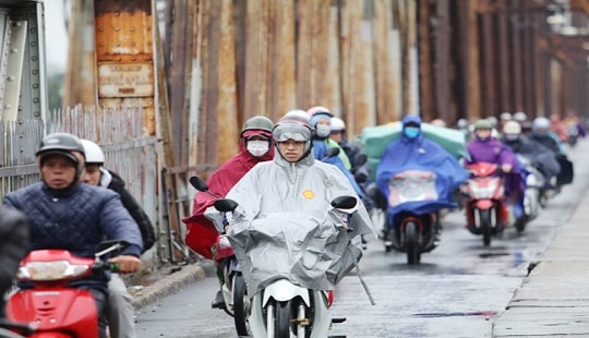 Miền Bắc mưa giông ngày cuối tuần, nhiệt độ giảm ngày đầu tuần