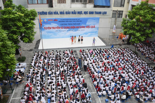 Hà Nội: Đẩy mạnh tuyên truyền sử dụng điện an toàn, hiệu quả tại các trường học