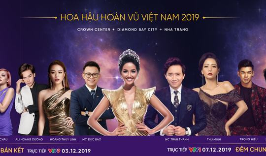 Hoàng Thùy Linh, Trấn Thành và dàn sao tại Chung kết Hoa hậu Hoàn vũ Việt Nam 2019