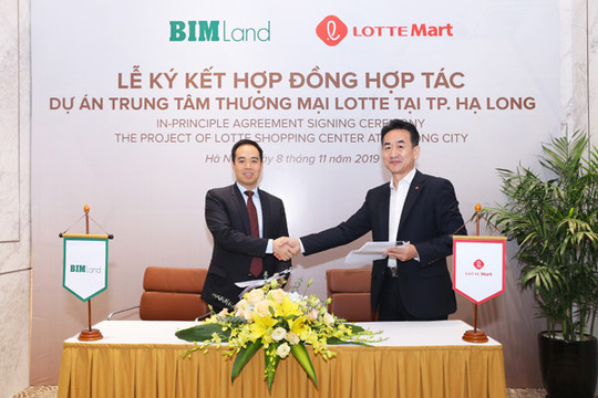 Bim Land hợp tác với Lotte Mart tại Hạ Long