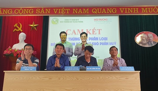 Công ty Môi trường đô thị Hải Phòng: Xử lý hiệu quả vấn đề rác thải nhựa