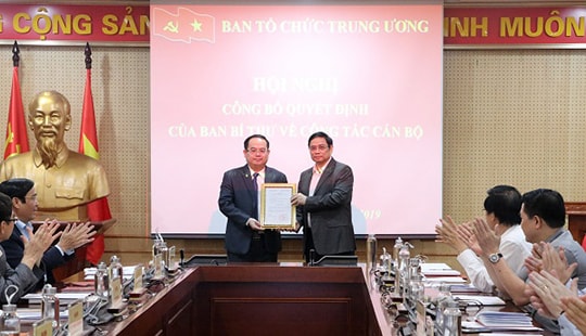 Ban Bí thư bổ nhiệm Phó Trưởng Ban Tổ chức Trung ương