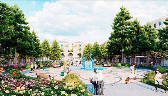 Cảm hứng Địa Trung Hải trong màu sắc của Sun Grand City New An Thoi