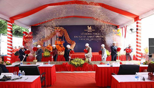 Tân Hoàng Minh động thổ toà cao ốc văn phòng tại đường Nguyễn Thị Minh Khai