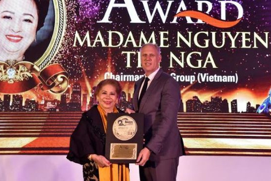 Chủ tịch Tập đoàn BRG Nguyễn Thị Nga giành nhiều giải thưởng lớn tại Asian Golf Awards 2019