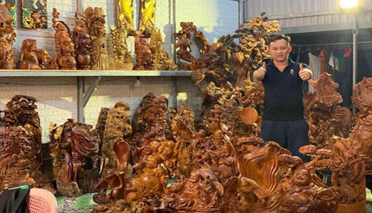 Mỹ nghệ Hào Yến thổi hồn vào những món đồ gỗ mỹ nghệ tinh xảo