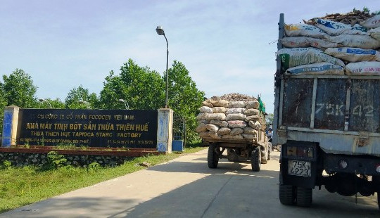 Xử phạt Nhà máy tinh bột sắn hơn 470 triệu đồng vì hành vi xả thải