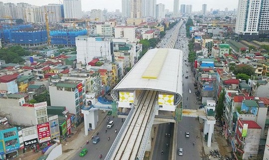 Hà Nội: 8 năm nữa mới hoàn thành dự án tuyến đường sắt đô thị số 2