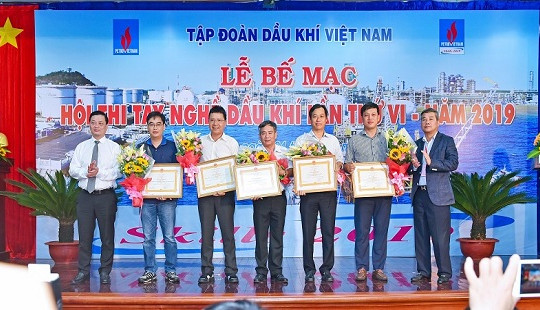 Bế mạc và trao giải Hội thi tay nghề Dầu khí lần thứ VI năm 2019