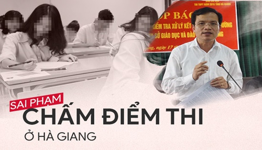 Bộ Công an sẽ điều tra gian lận thi cử ở Hà Giang từ trước 2018