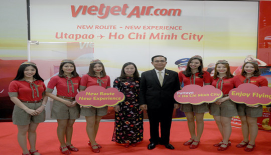 Vietjet mở đường bay mới từ TP. HCM đi Pattaya, Thái Lan