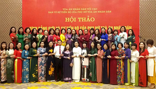 Hội thảo Bình đẳng giới và sự tiến bộ của Phụ nữ TAND