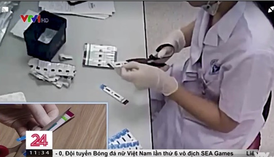 Đình chỉ 3 cán bộ liên quan vụ cắt que thử HIV, viêm gan B trước khi xét nghiệm