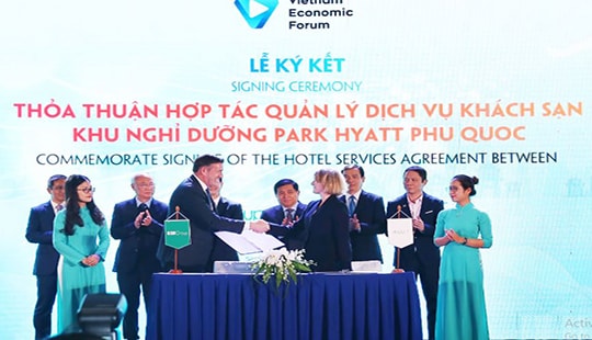 BIM Land và Tập đoàn Hyatt ký kết thỏa thuận hợp tác tại diễn đàn cấp cao du lịch Việt Nam 2019