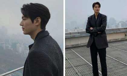 Đi dạo sương sương trên tầng thượng, Lee Min Ho khiến mọi vật đều bị lu mờ vì vẻ đẹp xuất thần