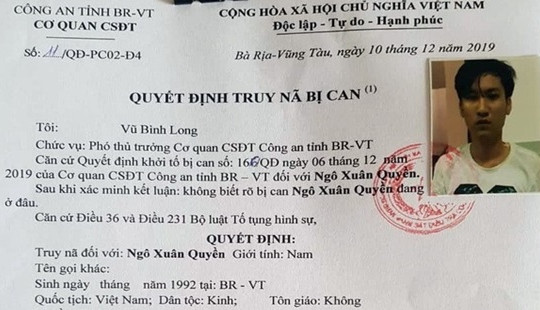 Truy nã con trai Phó trưởng Công an huyện tổ chức đánh bạc