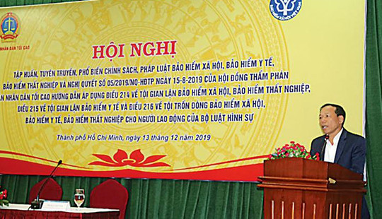TANDTC phối hợp với Bảo hiểm xã hội Việt Nam tổ chức hội nghị tập huấn