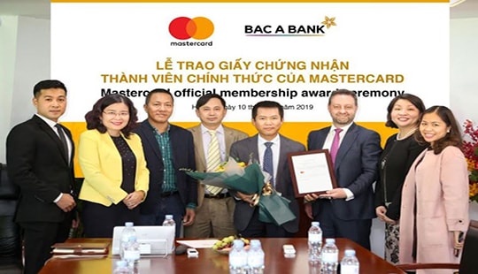BAC A BANK trở thành thành viên chính thức của Mastercard