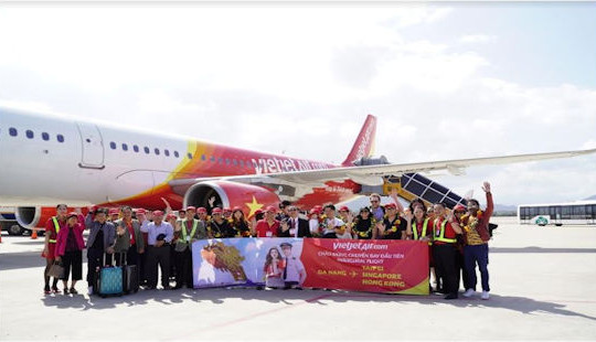 Vietjet khai trương loạt 3 đường bay mới tới thành phố đáng sống nhất Việt Nam