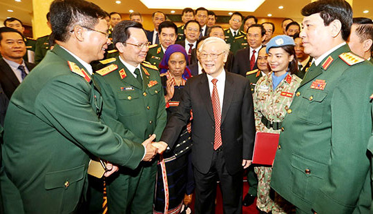 Thông điệp của lãnh đạo Đảng, Nhà nước và Chính phủ đối với lực lượng QĐND Việt Nam