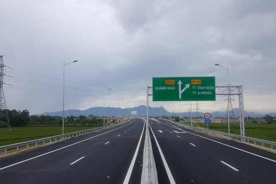 Chuẩn bị thu phí toàn tuyến cao tốc Đà Nẵng – Quảng Ngãi