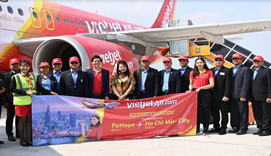 Vietjet khai trương đường bay Tp. HCM – Pattaya vi vu Giáng sinh và Năm mới
