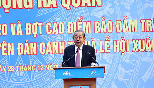 Phó Thủ tướng Trương Hòa Bình phát động Năm An toàn giao thông "Đã uống rượu bia, không lái xe"