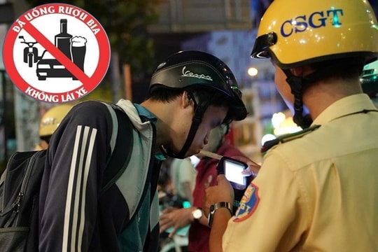 Năm 2020, cấm hoàn toàn uống rượu, bia khi lái xe