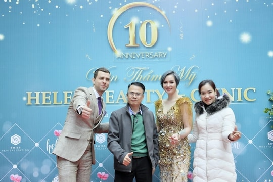 Tiến sỹ làm đẹp ngoại quốc tới Việt Nam chúc mừng nữ doanh nhân