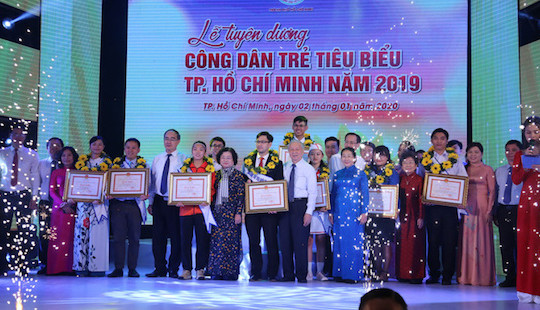 TP.HCM vinh danh 12 công dân trẻ tiêu biểu năm 2019