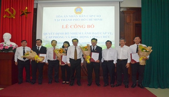 TAND cấp cao tại TP. HCM tăng cường công tác cán bộ