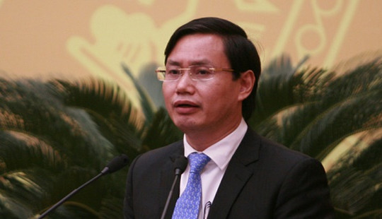 Tạm đình chỉ sinh hoạt đảng đối với Chánh văn phòng Thành ủy Hà Nội