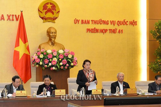 Phiên họp thứ 41 UBTVQH: Bổ sung quy định nâng cao trách nhiệm cơ quan trình dự án Luật