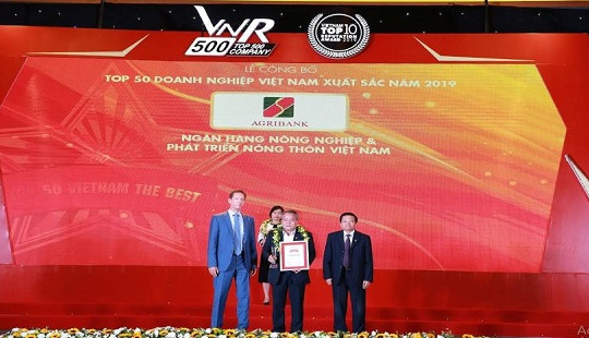 Agribank - Top 10 Doanh nghiệp lớn nhất Việt Nam năm 2019