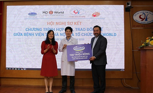 Vinamilk tài trợ 1,4 tỷ đồng để mổ tim cho trẻ em có hoàn cảnh khó khăn