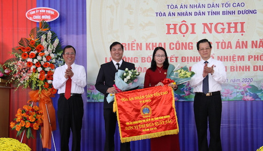 TAND hai cấp tỉnh Bình Dương: Phấn đấu xét xử nghiêm minh, không để xảy ra oan sai