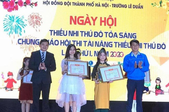 Mẫu nhí Chíp Măng giành giải nhì Tài năng thiếu nhi Thủ đô
