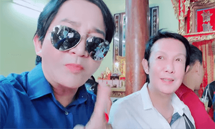 Lâu lắm mới thấy hai 'ông hoàng cải lương' Vũ Linh và Kim Tử Long hội ngộ, phong độ nhan sắc vẫn ngời ngời