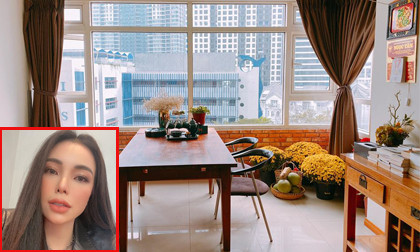 Trà Ngọc Hằng dọn dẹp nhà cửa chuẩn bị đón Tết, khoe khéo không gian ngập sắc xuân