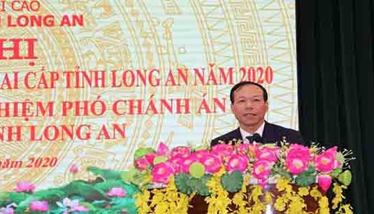 TAND hai cấp tỉnh Long An triển khai công tác năm 2020