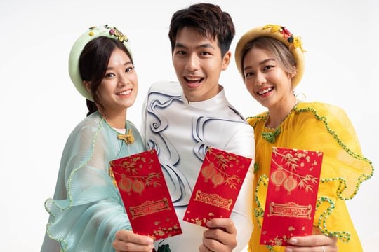 Khả Ngân, Quốc Anh, Hoàng Yến Chibi tinh nghịch chúc mừng ngày Tết Canh Tý 2020