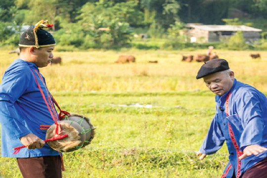 Đắm say điệu dân ca trên sóng đá
