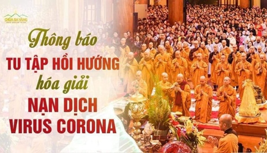 Gỡ bỏ hình ảnh chương trình hóa giải dịch cúm virus Corona của trụ trì chùa Ba Vàng