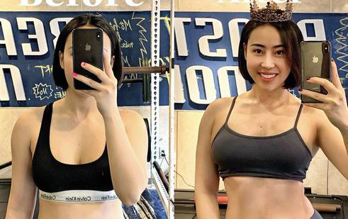 Lộ bí kíp giảm cân hiệu quả đến khó tin của hotgirl Fitness nổi tiếng Hà thành