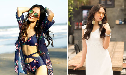 Từ bỏ hào quang showbiz, cuộc sống của cựu người mẫu Hoàng Hoa giờ ra sao?
